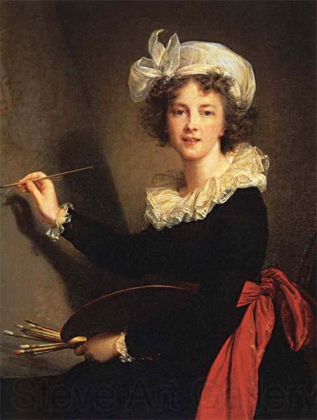 Elisabeth-Louise Vigee-Lebrun Self-Portrait Spain oil painting art